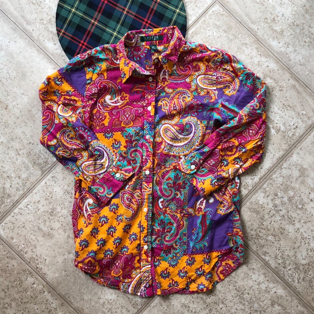 Lauren Ralph Lauren button down shirt size XS